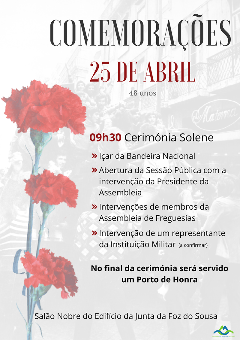 Comemorações 25 de Abril