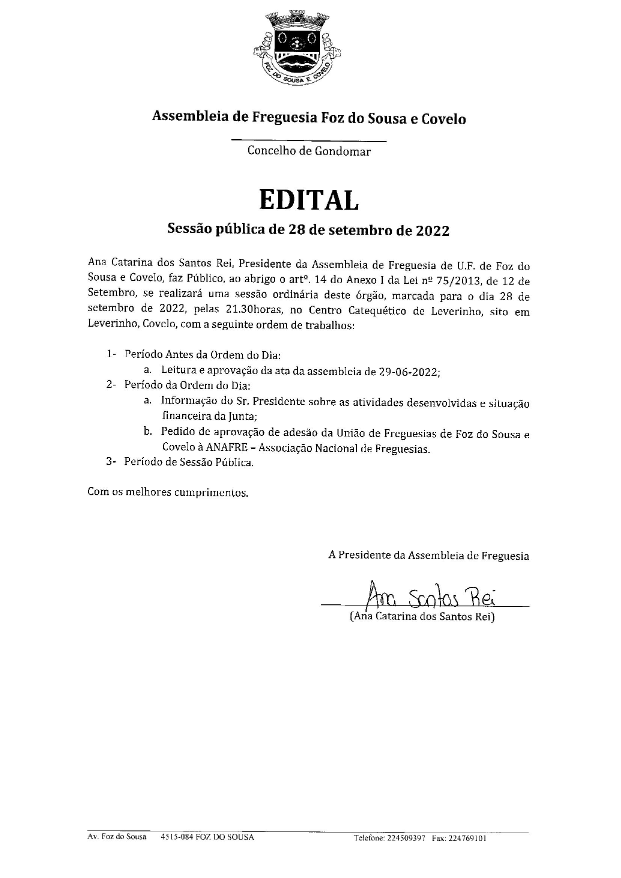 Edital 28 09 2022