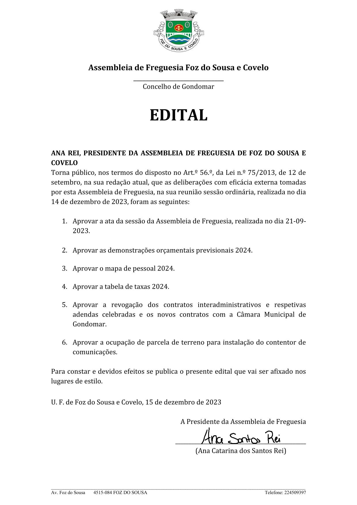 Edital Eficacia Externa 14 12 2023